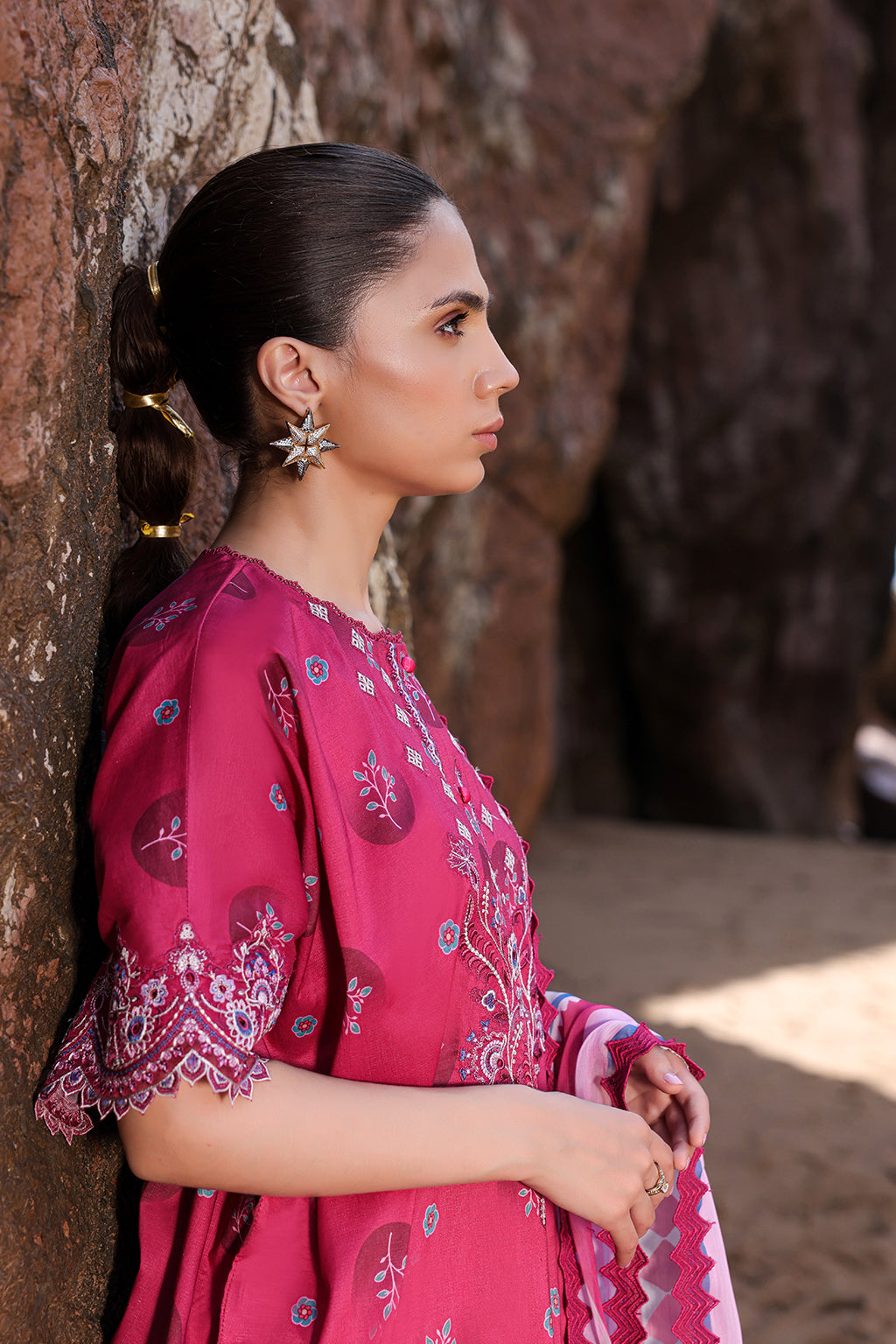 stitched & unstitched dress