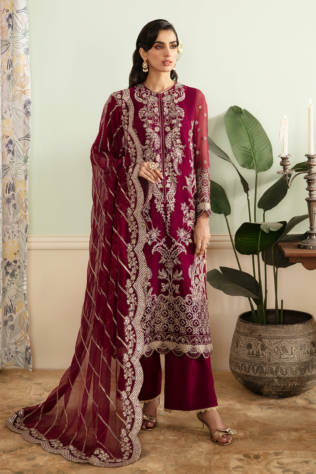 CHIFFON EMBROIDERED