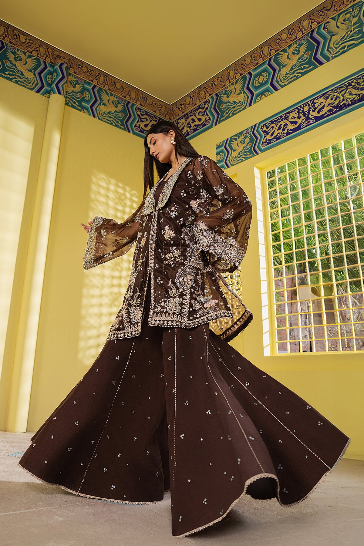 embroidered luxury Pret