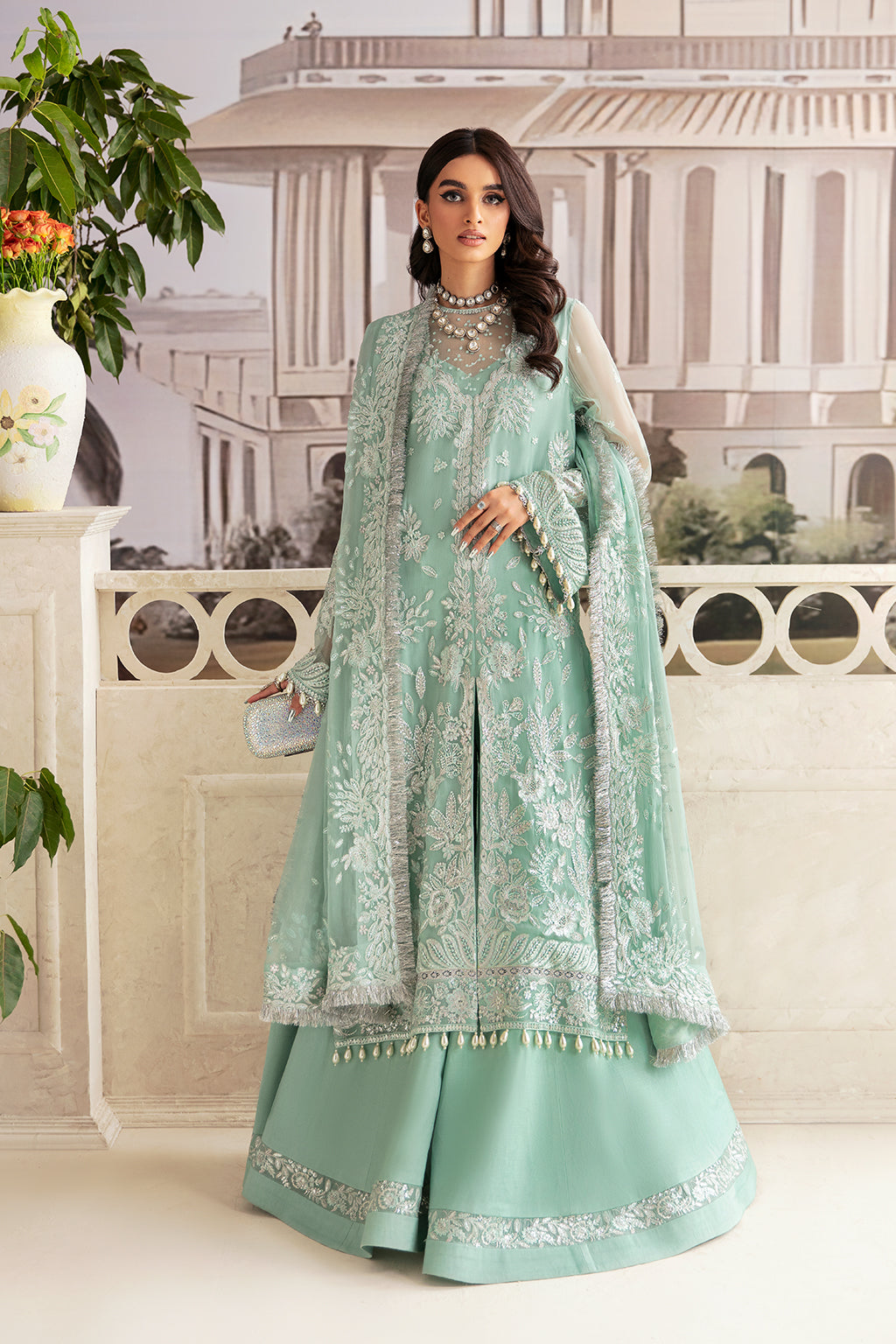 Chiffon Embroidered