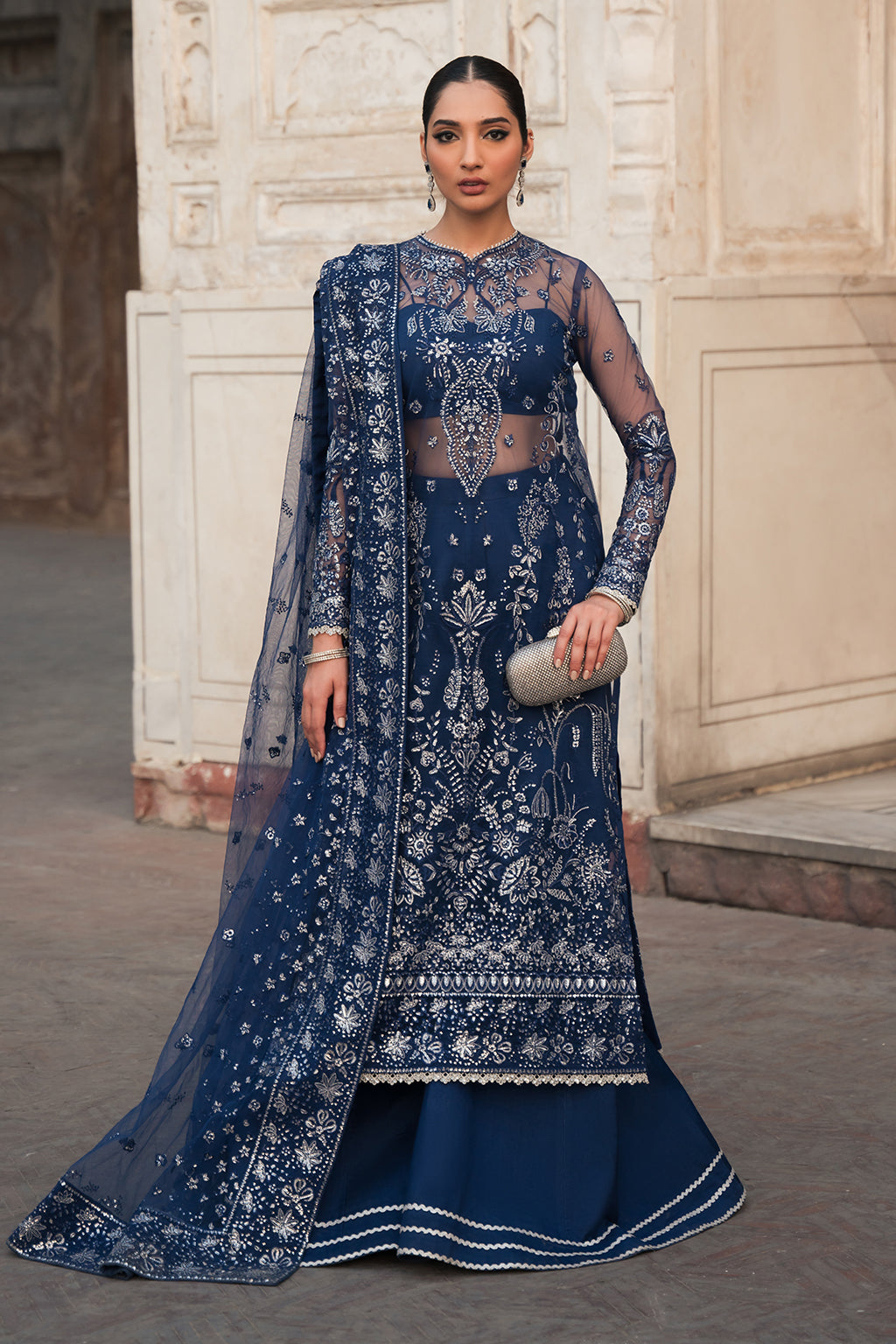 NET EMBROIDERED