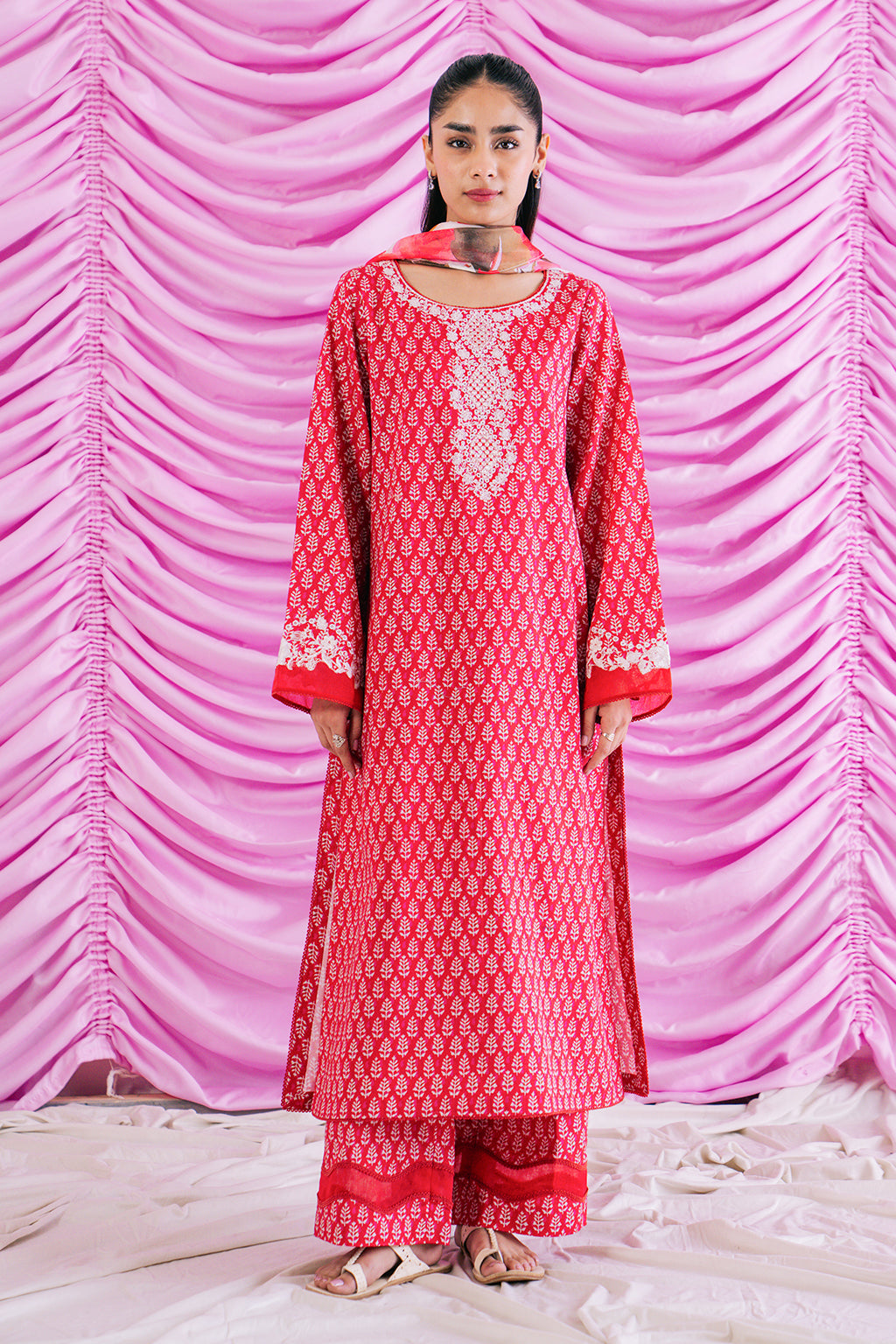 lawn embroidered dresses