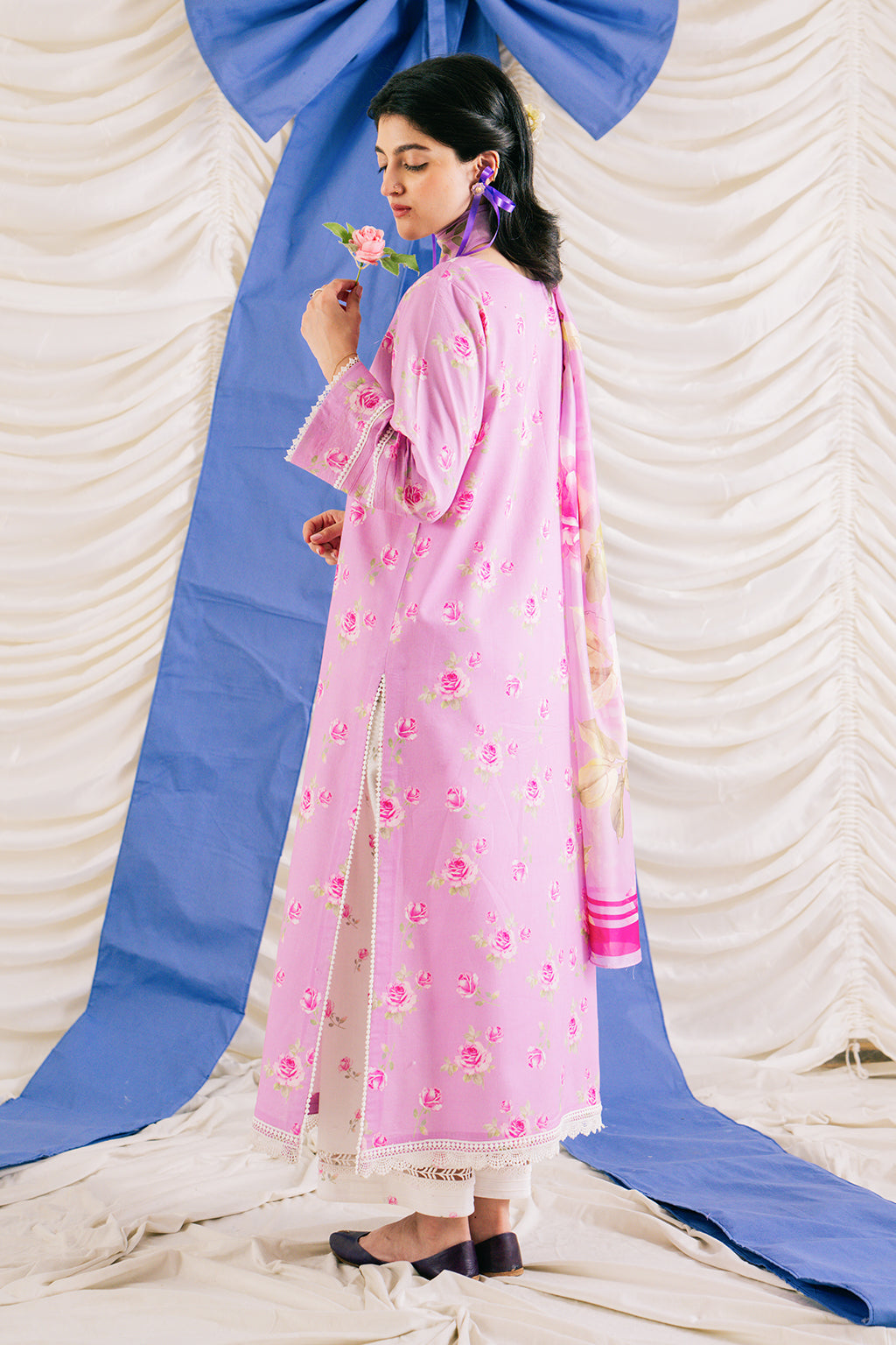 lawn printed suit