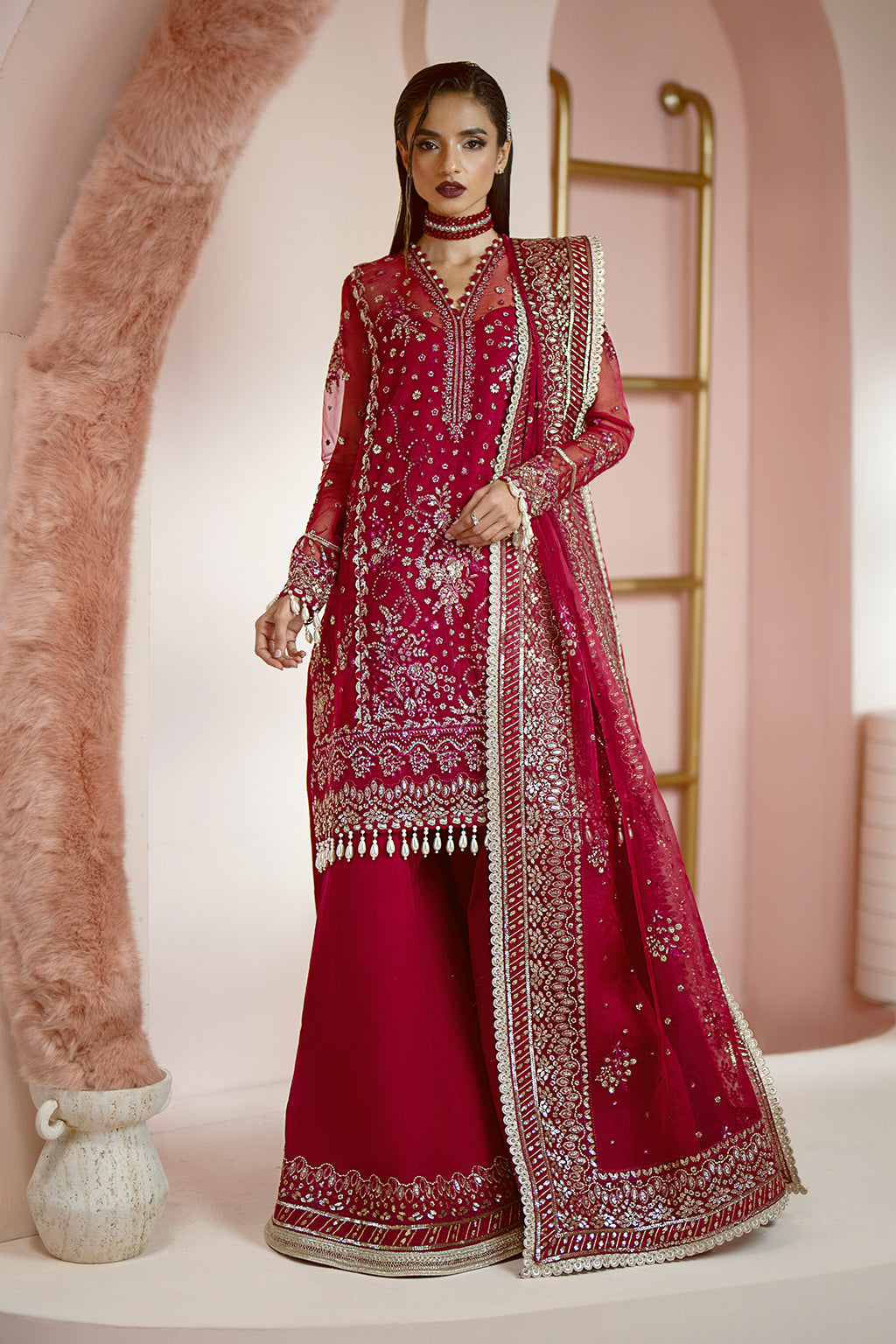 ORGANZA EMBROIDERED