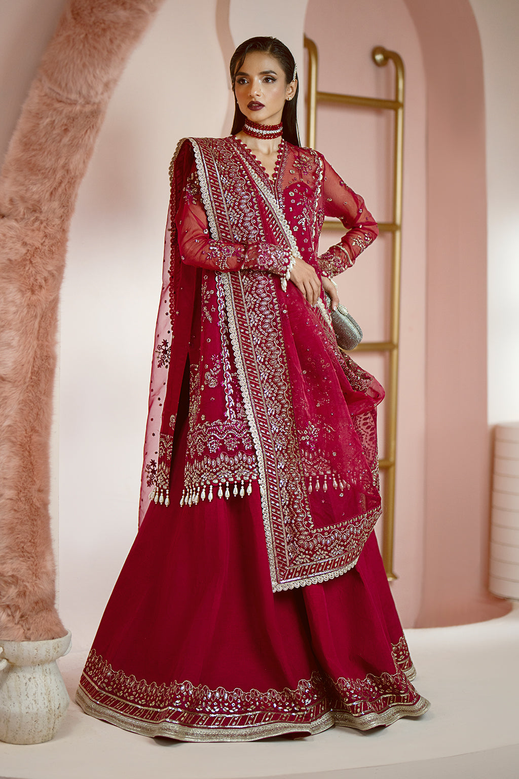 ORGANZA EMBROIDERED dress