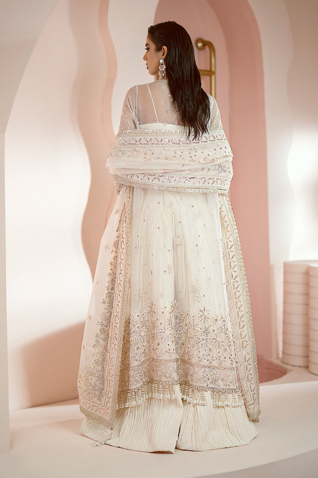ORGANZA embroidered dupatta