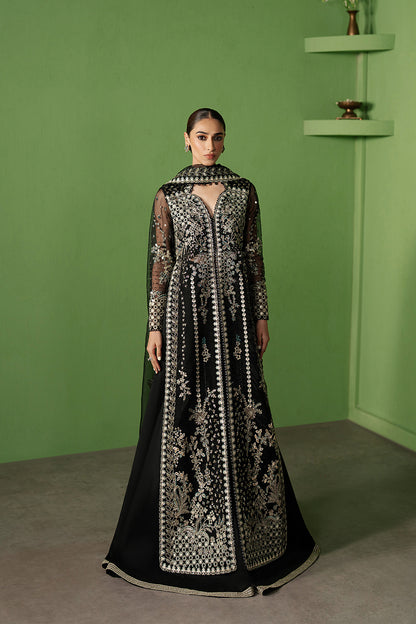 Manzar black organza outfit