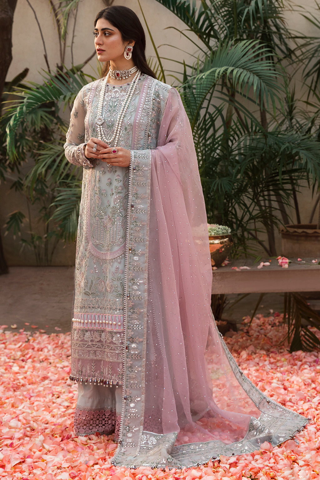 ORGANZA EMBROIDERED