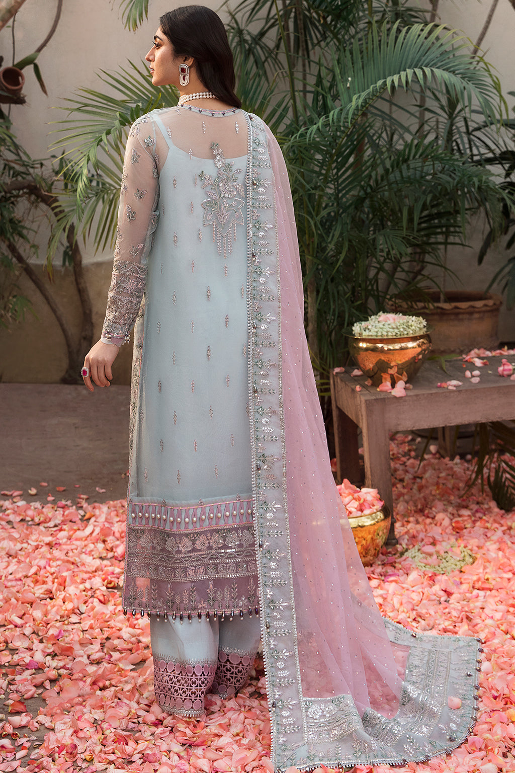 best organza embroidered dress
